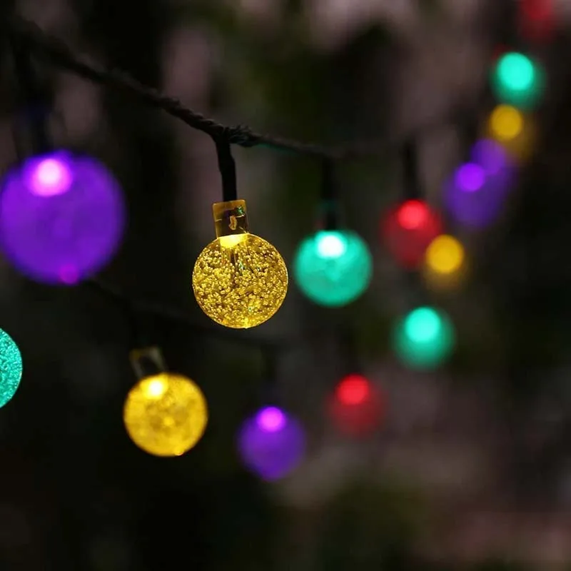 String Lights Outdoor Garden Decoration Waterproof Solar Powered Patio Light For Christmas Party Decor Solar Light Crystal Ball
String Lights Outdoor Garden Decoration Waterproof Solar Powered Patio Light For Christmas Party Decor Solar Light Crystal Ball