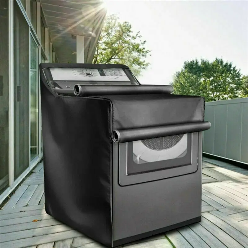 

Waterproof Dustproof Sunscreen Washing Machine Cover Dryer Cover Top Loading Front Loading W29 Inches D28 Inches H40 Inches