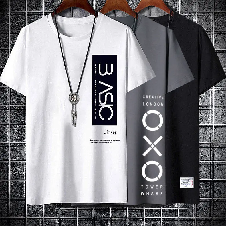 2020ins new round neck Korean fashion slim men's short sleeve T-shirt youth summer clothes
2020ins new round neck Korean fashion slim men's short sleeve T-shirt youth summer clothes