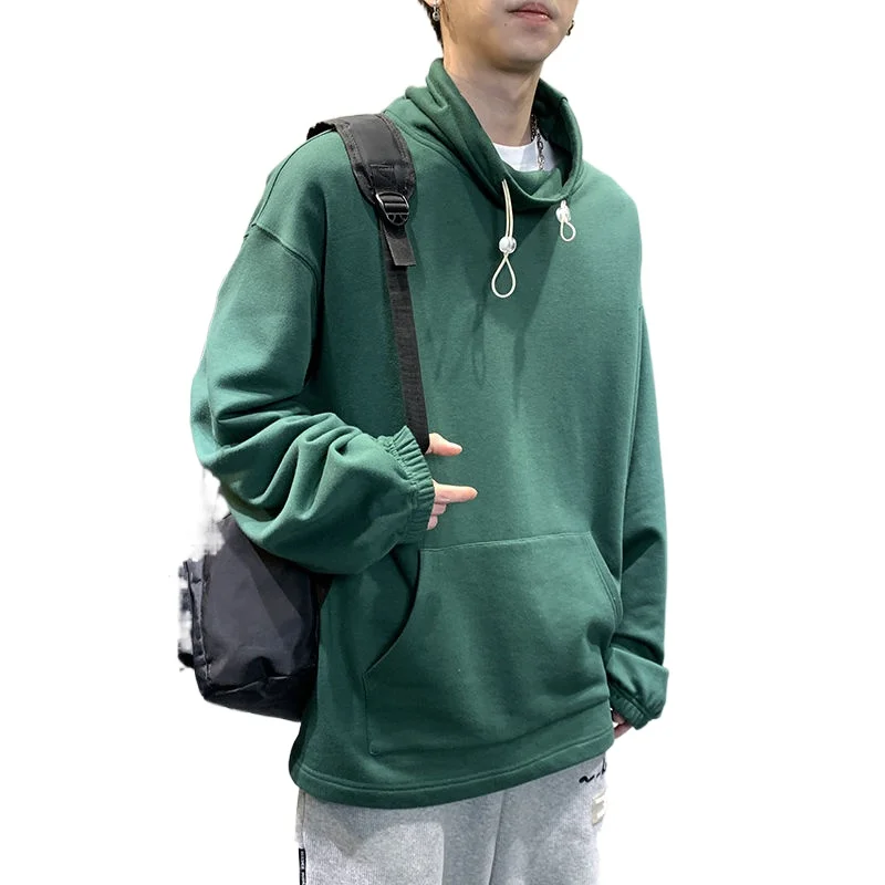 Spring Autumn Turtleneck Hoodie Men Korean Fashion Loose Casual Pullover Men Harajuku Streetwear Retro Solid Color Hoodie Men
Spring Autumn Turtleneck Hoodie Men Korean Fashion Loose Casual Pullover Men Harajuku Streetwear Retro Solid Color Hoodie Men