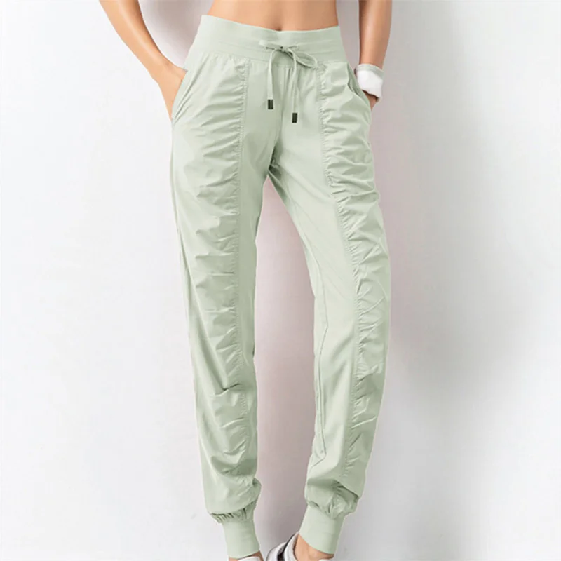 Women Casual Pants Solid Elastic Waist Trousers High Quality Female Quick-Drying Running Yoga Fitness Pants Woman Clothing
Women Casual Pants Solid Elastic Waist Trousers High Quality Female Quick-Drying Running Yoga Fitness Pants Woman Clothing