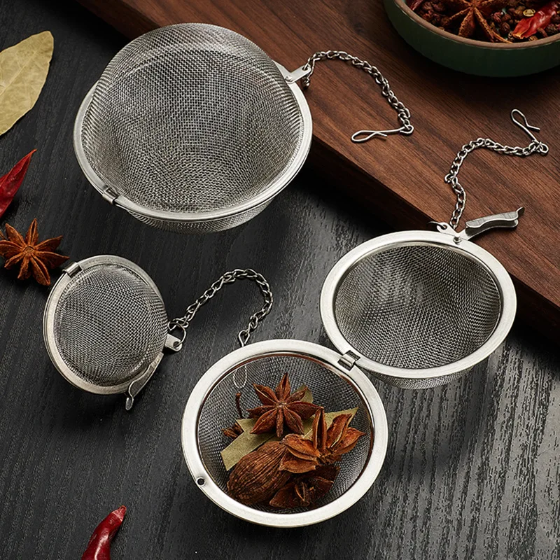 3 Size Stainless Steel Tea Infuser Sphere Spice Tea Mesh Locking Ball Filter Strainers Kitchen Accessories
3 Size Stainless Steel Tea Infuser Sphere Spice Tea Mesh Locking Ball Filter Strainers Kitchen Accessories