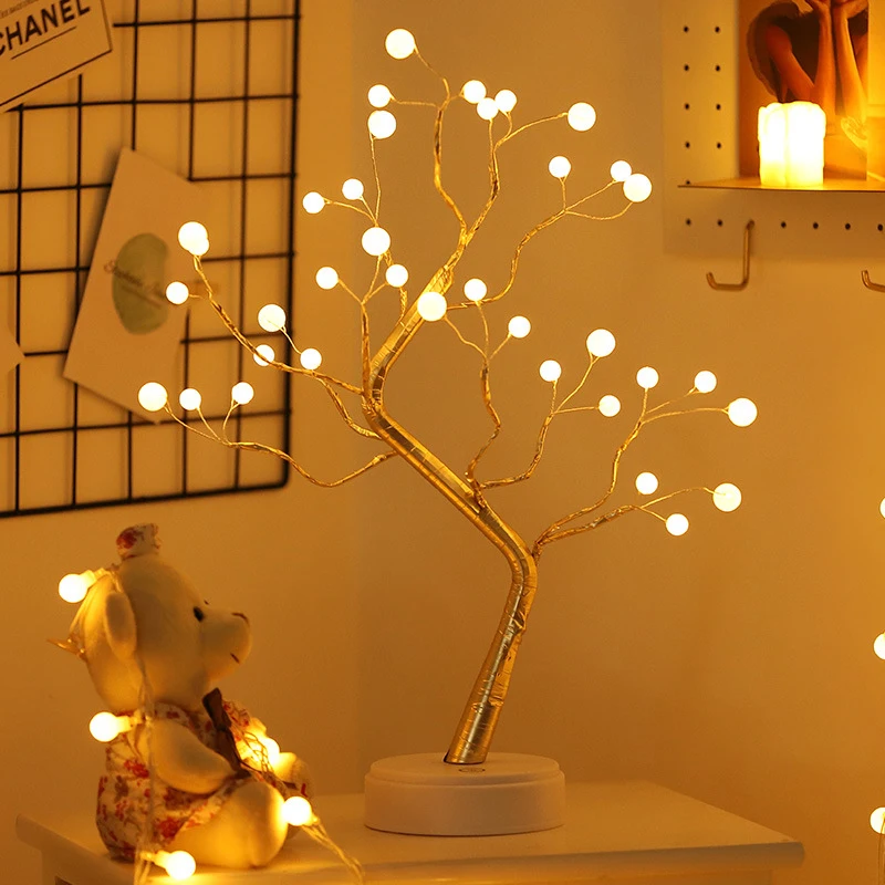 USB Bonsai Lamp Gypsophila Tree Night Light Touch Copper Wire Table Lamp Home Party Wedding Christmas Holiday Decor
USB Bonsai Lamp Gypsophila Tree Night Light Touch Copper Wire Table Lamp Home Party Wedding Christmas Holiday Decor
