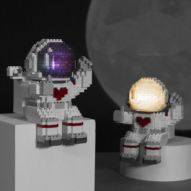 Space Station Moon Rocket Satellite Mini Astronaut Figure Brick Small Particle Building Block Montessori Children Assembling Toy
Space Station Moon Rocket Satellite Mini Astronaut Figure Brick Small Particle Building Block Montessori Children Assembling Toy