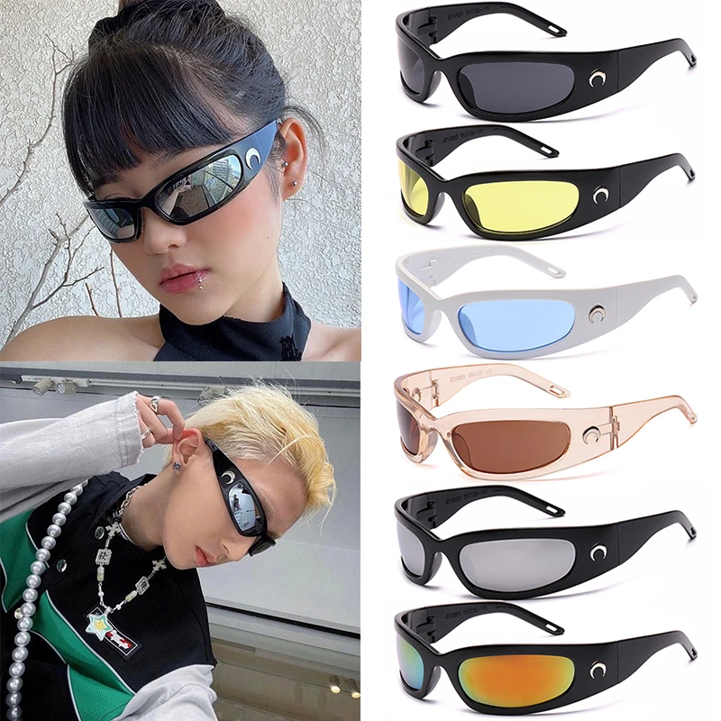 New Moon Rectangular Sunglasses Women Men Vintage Outdoor Cycling Sports Hip Hop Punk Sun Glasses UV400 Trend
New Moon Rectangular Sunglasses Women Men Vintage Outdoor Cycling Sports Hip Hop Punk Sun Glasses UV400 Trend