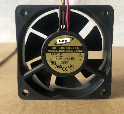 Для ADDA AD0612XB-C72GL DC 12V 0.31A 60x60x20mm вентилятор охлаждения сервера 
Для ADDA AD0612XB-C72GL DC 12V 0.31A 60x60x20mm вентилятор охлаждения сервера