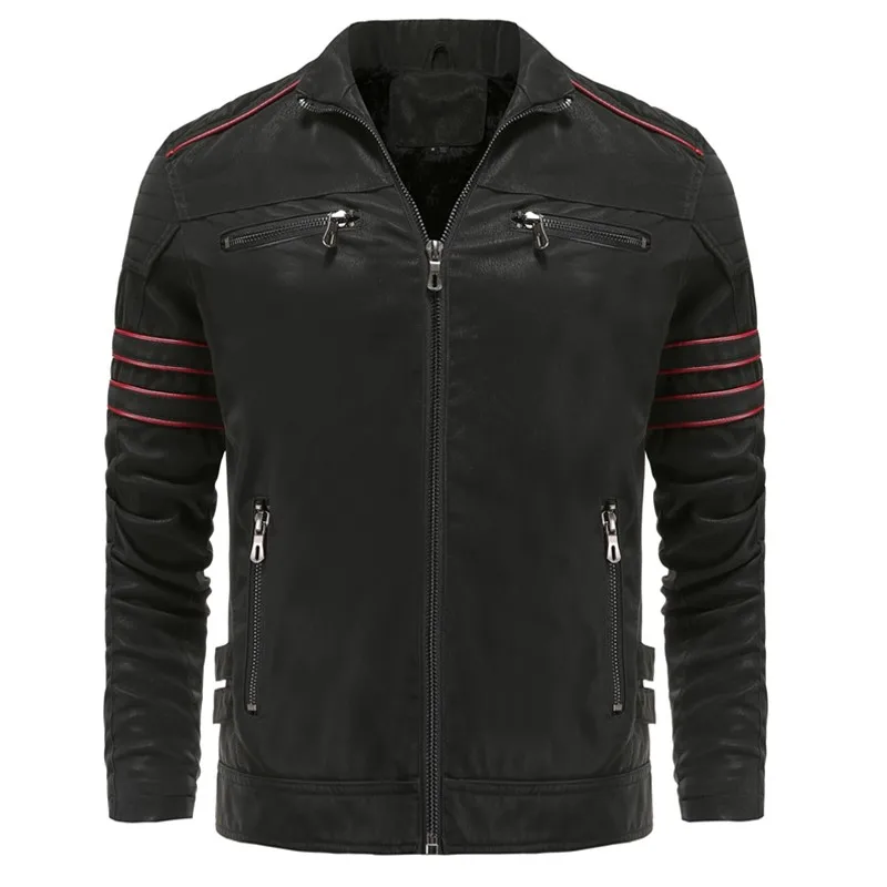 Men's Fashion Leather Jacket Autumn Zipper Pocket Warm Slim PU Motorcycle Coat Autumn And Winter Streetwear 2021 Hot Sale S-4XL
Men's Fashion Leather Jacket Autumn Zipper Pocket Warm Slim PU Motorcycle Coat Autumn And Winter Streetwear 2021 Hot Sale S-4XL