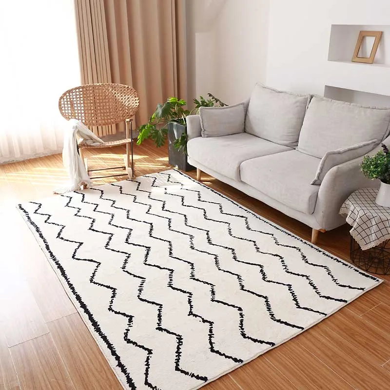 Nordic Geometric Carpets Rugs Modern Bedroom Living Room Home Decoration Coffee Table Study Mats Room Carpets Floor Rug Morocco 
Nordic Geometric Carpets Rugs Modern Bedroom Living Room Home Decoration Coffee Table Study Mats Room Carpets Floor Rug Morocco