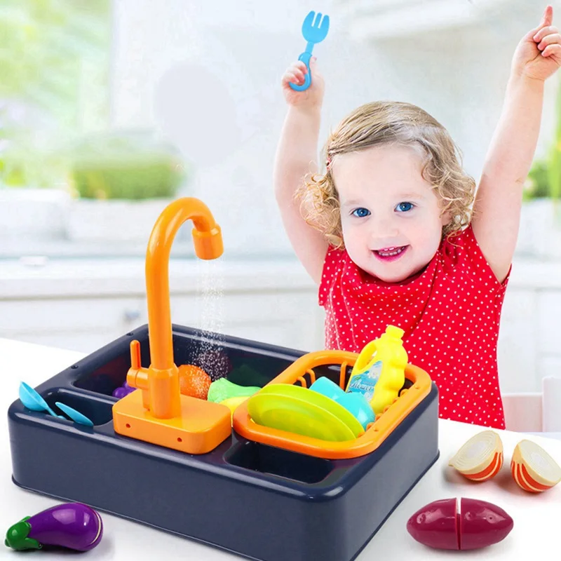 New Plastic Simulation Electric Dishwasher Sink Pretend Play Kitchen Toys with Electric Water Wash Basin Kit For Children 
New Plastic Simulation Electric Dishwasher Sink Pretend Play Kitchen Toys with Electric Water Wash Basin Kit For Children