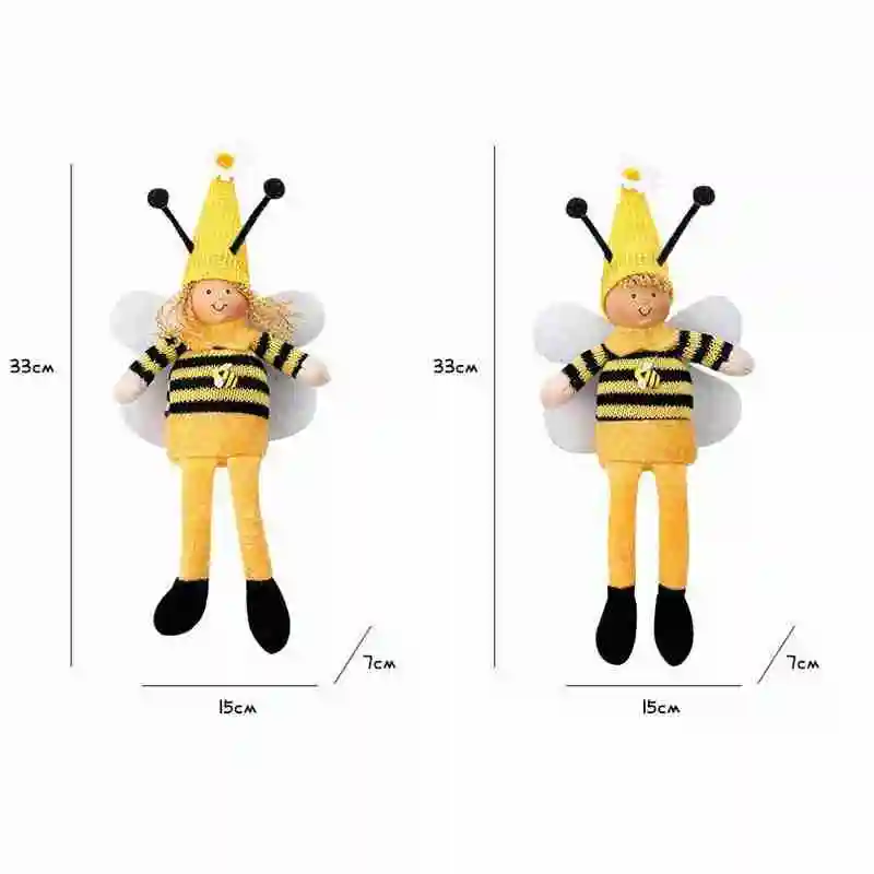 New Style Dwarf Doll Long-legged Bee Cute Doll Holiday Decoration Birthday Gift 33*15*7cm 
New Style Dwarf Doll Long-legged Bee Cute Doll Holiday Decoration Birthday Gift 33*15*7cm