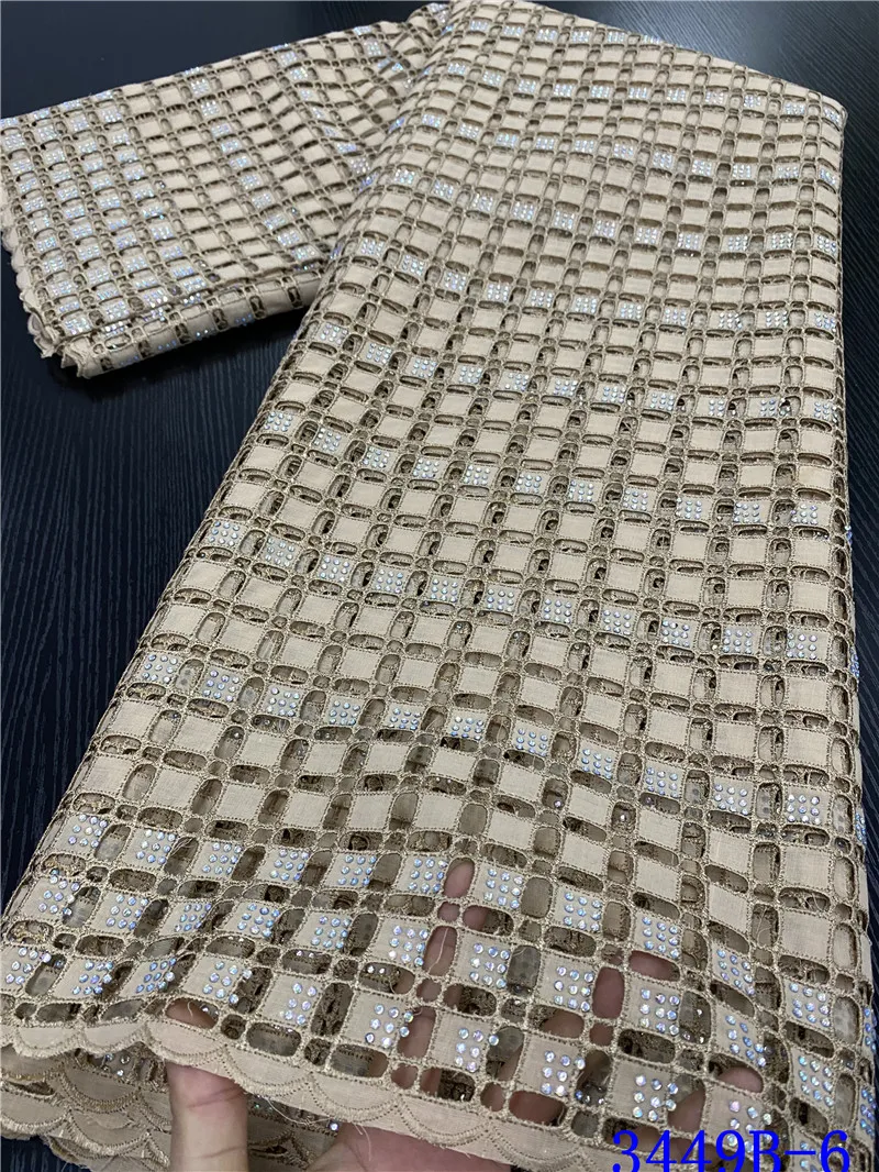 NIAI Nigerian African Lace Fabrics High Quality Lace Material Guipure Cord Lace Fabric Embroidery For Wedding Party XY3449B-8
NIAI Nigerian African Lace Fabrics High Quality Lace Material Guipure Cord Lace Fabric Embroidery For Wedding Party XY3449B-8