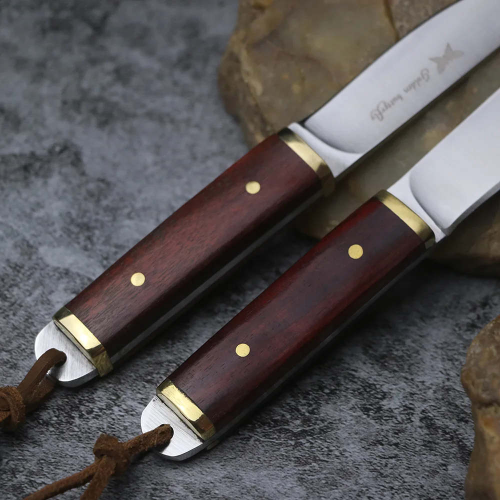 Mini Fixed Blade Knife Sandalwood Portable Hunting Fishing Knives Self-defense Camping Survival Straight Knife with Sheath
Mini Fixed Blade Knife Sandalwood Portable Hunting Fishing Knives Self-defense Camping Survival Straight Knife with Sheath
