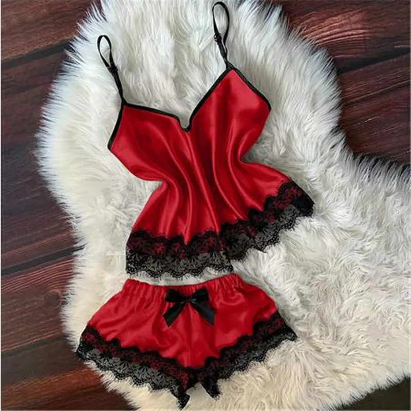 2021 новые женские привлекательные пижамные комплекты летние однотонные Цвет кружевной отделкой платье на бретелях + шорты, 2 вещи в комплект...
2021 новые женские привлекательные пижамные комплекты летние однотонные Цвет кружевной отделкой платье на бретелях + шорты, 2 вещи в комплект...