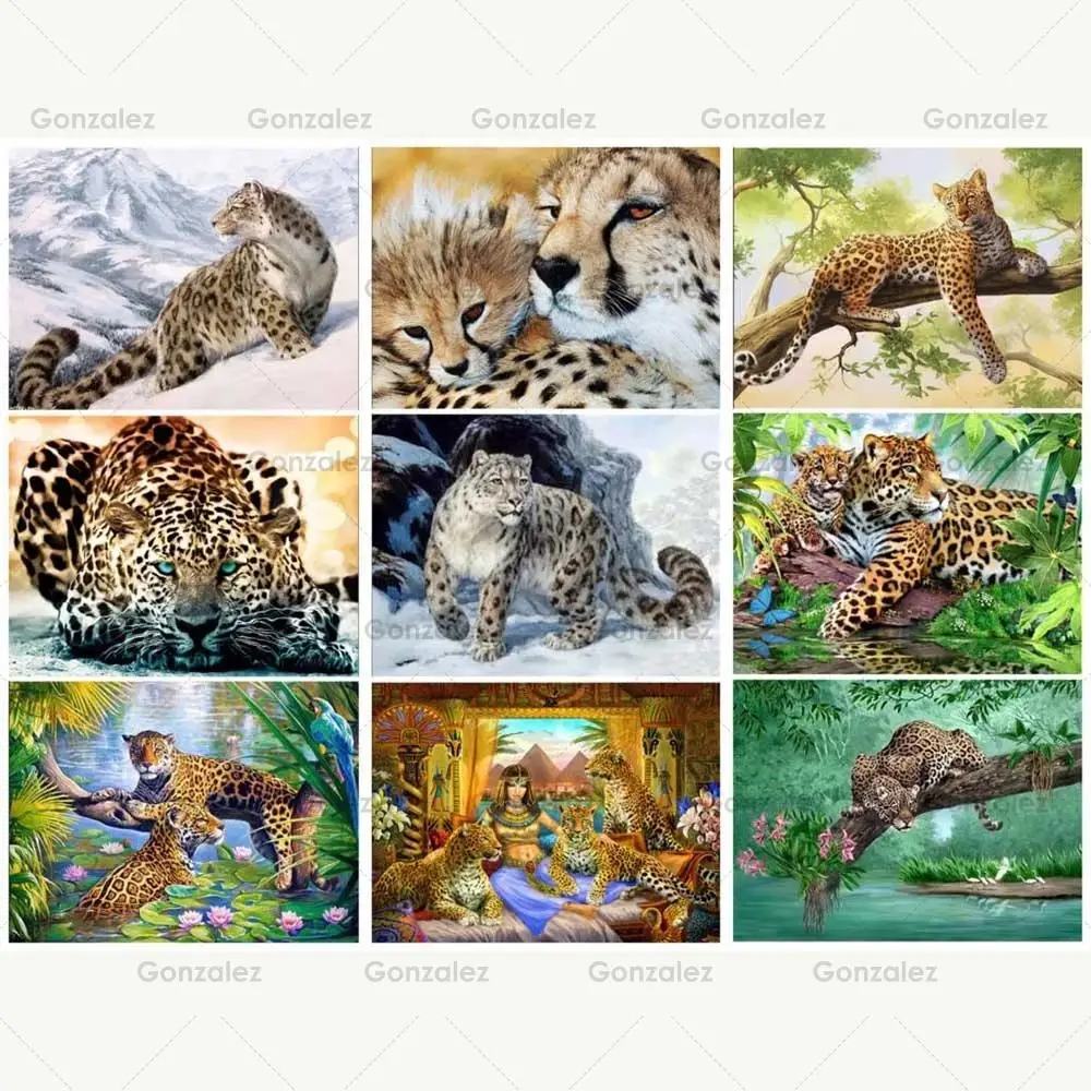 Diy Embroidery Leopard Pictures Diamond Painting Full Display Drill Animals Mosaic Cross Stitch Home Wall Decoration Gift Crafts
Diy Embroidery Leopard Pictures Diamond Painting Full Display Drill Animals Mosaic Cross Stitch Home Wall Decoration Gift Crafts