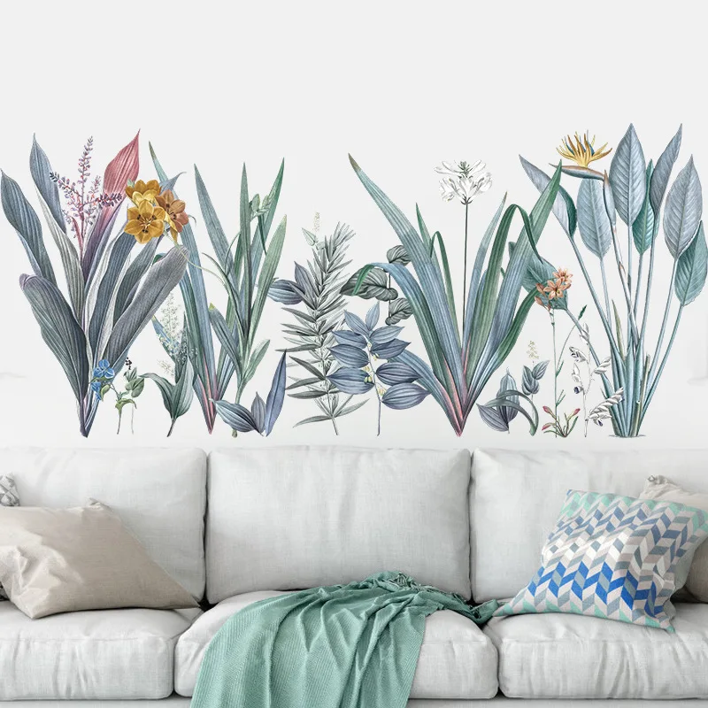 Green Plant Wall Sticker Room Decoration Tropical Leaves Wall Stickers Modern Bedroom Living Room PVC Art Mural Wall Decal
Green Plant Wall Sticker Room Decoration Tropical Leaves Wall Stickers Modern Bedroom Living Room PVC Art Mural Wall Decal
