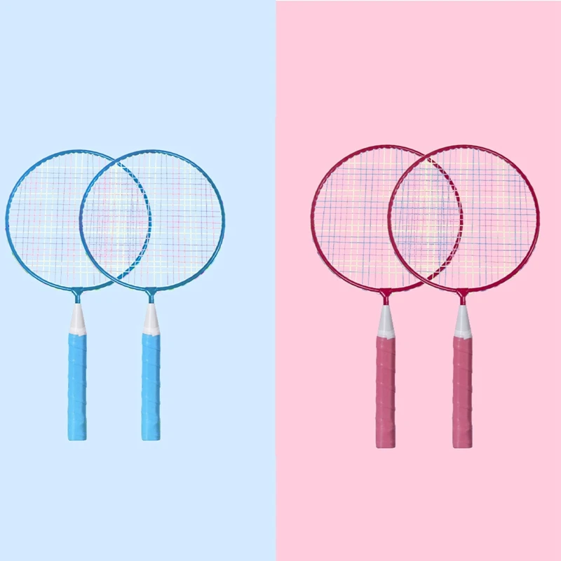Children's Badminton Racket Mini Set Blue/pink 1 Set Boy And Girl Indoor And Outdoor Badminton Sports Gifts 2021 New Hot
Children's Badminton Racket Mini Set Blue/pink 1 Set Boy And Girl Indoor And Outdoor Badminton Sports Gifts 2021 New Hot