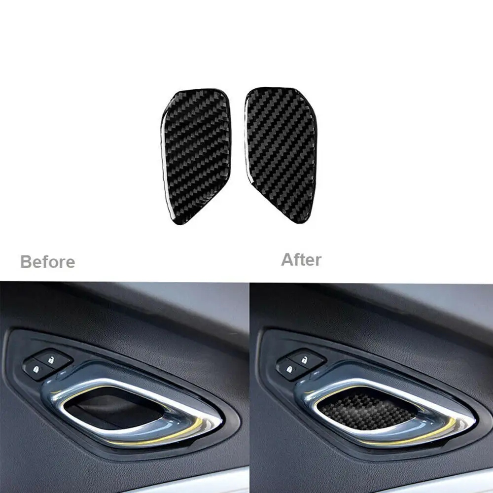2pcs high quality Carbon Fiber Interior Door Handle Bowl Cover For Chevrolet Camaro 2017-2019
2pcs high quality Carbon Fiber Interior Door Handle Bowl Cover For Chevrolet Camaro 2017-2019