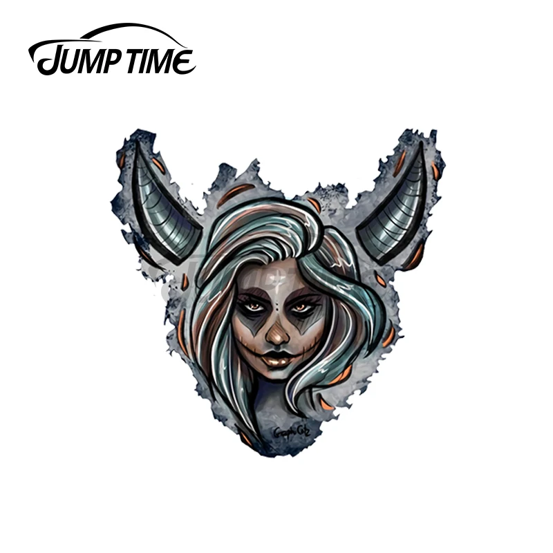 Автомобильные наклейки JumpTime 13x6 6 см для темного злого демона девочки