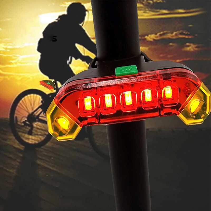 USB Rechargeable Bicycle Led Rear Tail Light Waterproof MTB Road Bike Signal Rear Lamp Safety Warning Light Cycling Accessories
USB Rechargeable Bicycle Led Rear Tail Light Waterproof MTB Road Bike Signal Rear Lamp Safety Warning Light Cycling Accessories