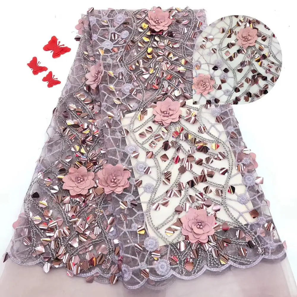 High quality French lace fabrics Latest arrival African lace fabric with sequins for wedding dress 5 yards
High quality French lace fabrics Latest arrival African lace fabric with sequins for wedding dress 5 yards