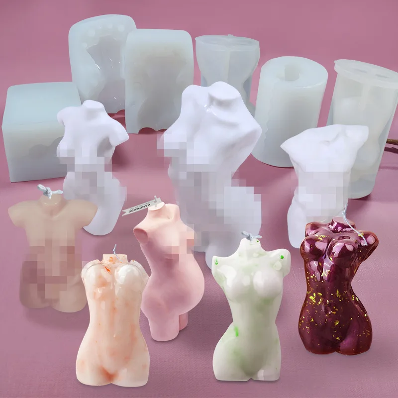 3D Silicone Wax Body Candle Mold Male and Female Design Mould Life Art Candle Making Soap Chocolate Cake Decorating
3D Silicone Wax Body Candle Mold Male and Female Design Mould Life Art Candle Making Soap Chocolate Cake Decorating