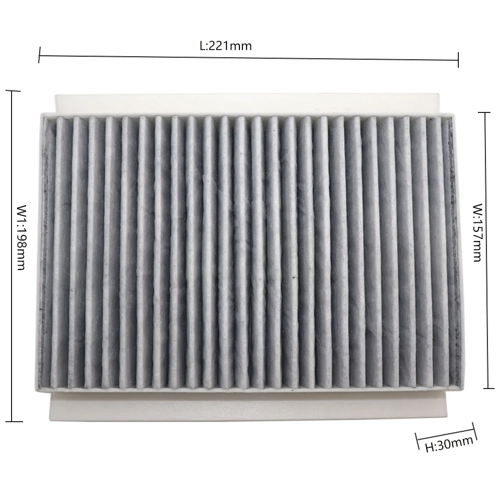 Car Cabin Air Filter For Jeep Guide MP/552 1.3T(220T) 1.4T(200T) 2.0L(200TS) 2.4L(200TS) 2016 2017 2018 2019 2020- 77367847
Car Cabin Air Filter For Jeep Guide MP/552 1.3T(220T) 1.4T(200T) 2.0L(200TS) 2.4L(200TS) 2016 2017 2018 2019 2020- 77367847