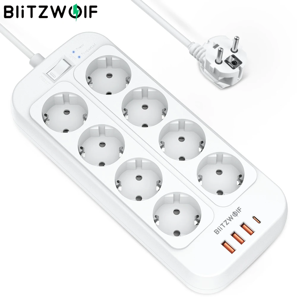 Блок питания BlitzWolf с USB-портом и выходом 8 * AC 2500 Вт | Строительство ремонт
