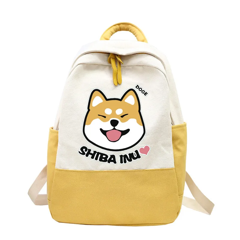 Cartoon Doge Dog Canvas Backpack Bag Zipper Messenger School Students Book Daypack Capacity Boy Travel Computer Bag
Cartoon Doge Dog Canvas Backpack Bag Zipper Messenger School Students Book Daypack Capacity Boy Travel Computer Bag