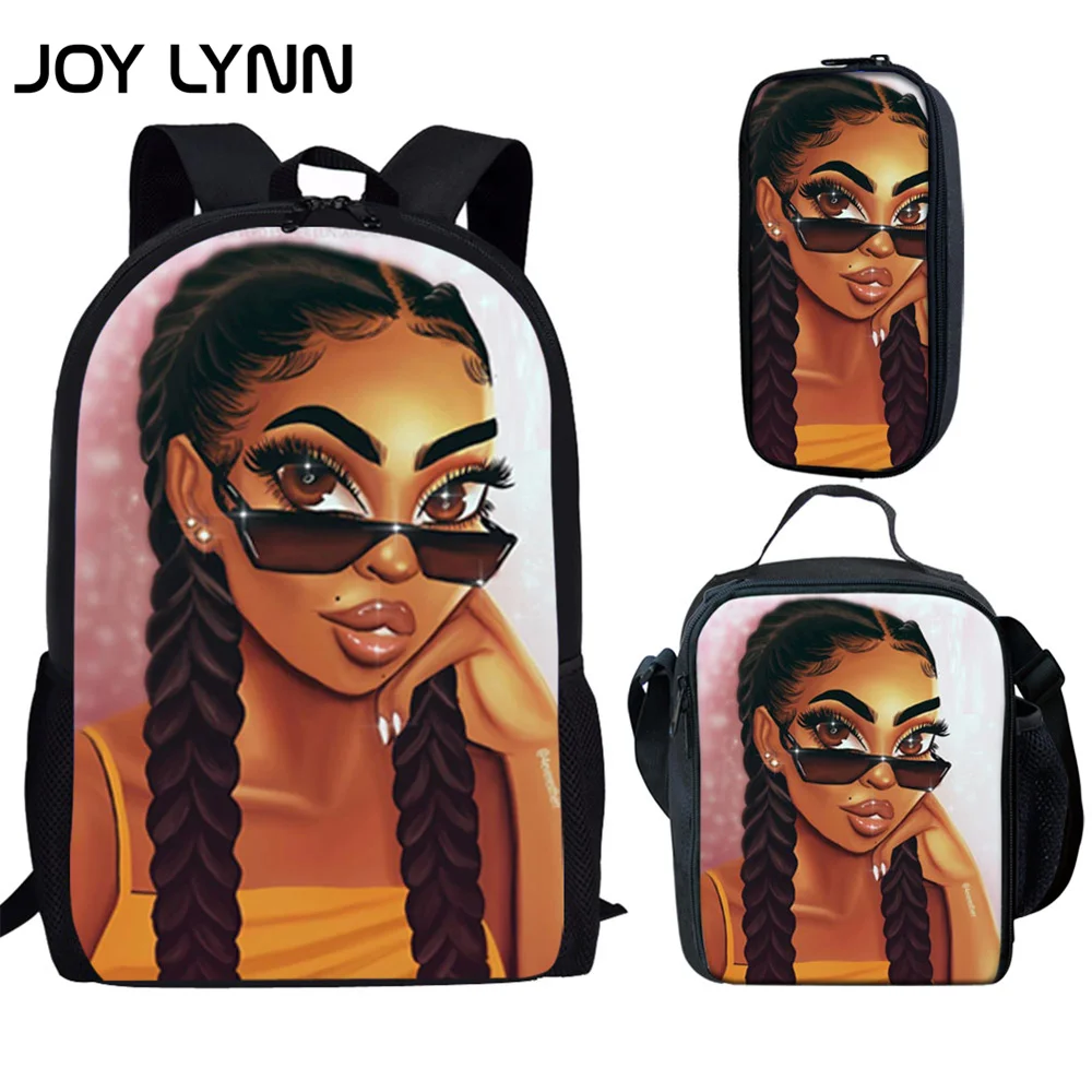 Школьные ранцы JOY LYNN 3 шт./компл. для детей, школьные ранцы для девочек-подростков черного цвета с волшебным африканским принтом, школьные сум...
Школьные ранцы JOY LYNN 3 шт./компл. для детей, школьные ранцы для девочек-подростков черного цвета с волшебным африканским принтом, школьные сум...