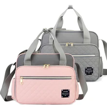Diaper Bag Nursing Bag Mummy Maternity Nappy Pink Gray Large Capacity Baby Diaper Bag Travel Backpack for Baby Care Mummy Bag