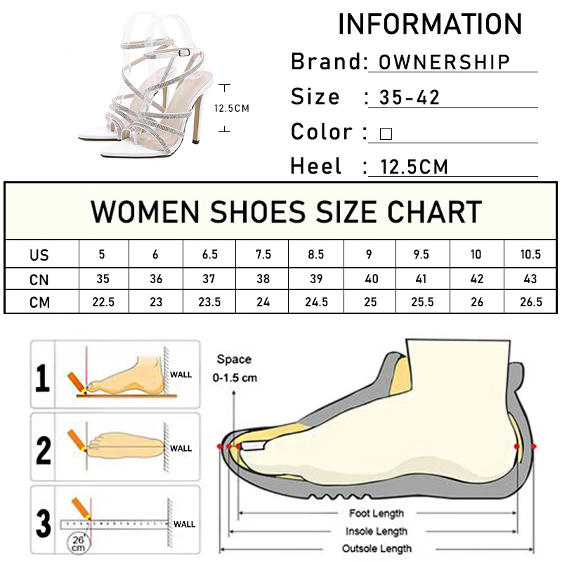 2021 Women's Crystal Ankle Buckle Sandals Ladies Slingbacks Thin Super High Heels Female Party Flip Flops Women Shoes Plus Size
2021 Women's Crystal Ankle Buckle Sandals Ladies Slingbacks Thin Super High Heels Female Party Flip Flops Women Shoes Plus Size