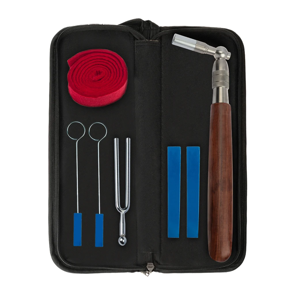 1Pack Professional Piano Tuning Kit - Including Universal Piano Tuning Hammer, Mute Tools, Temperament Strip and Case
1Pack Professional Piano Tuning Kit - Including Universal Piano Tuning Hammer, Mute Tools, Temperament Strip and Case