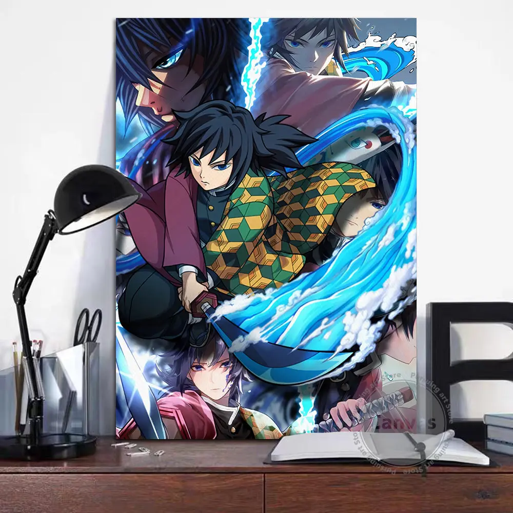 Anime Tomioka Giyuu Demon Slayer Canvas Decoration Prints Poster Pictures Home Decor Study Wall Art Painting
Anime Tomioka Giyuu Demon Slayer Canvas Decoration Prints Poster Pictures Home Decor Study Wall Art Painting