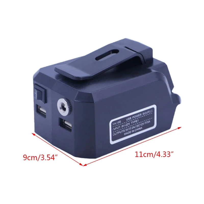 066E Usb Converter Lithium Battery Adapter Compatible with BL1813G BL1815G Rechargeable USB 12V DC Interface Stable Charging
066E Usb Converter Lithium Battery Adapter Compatible with BL1813G BL1815G Rechargeable USB 12V DC Interface Stable Charging