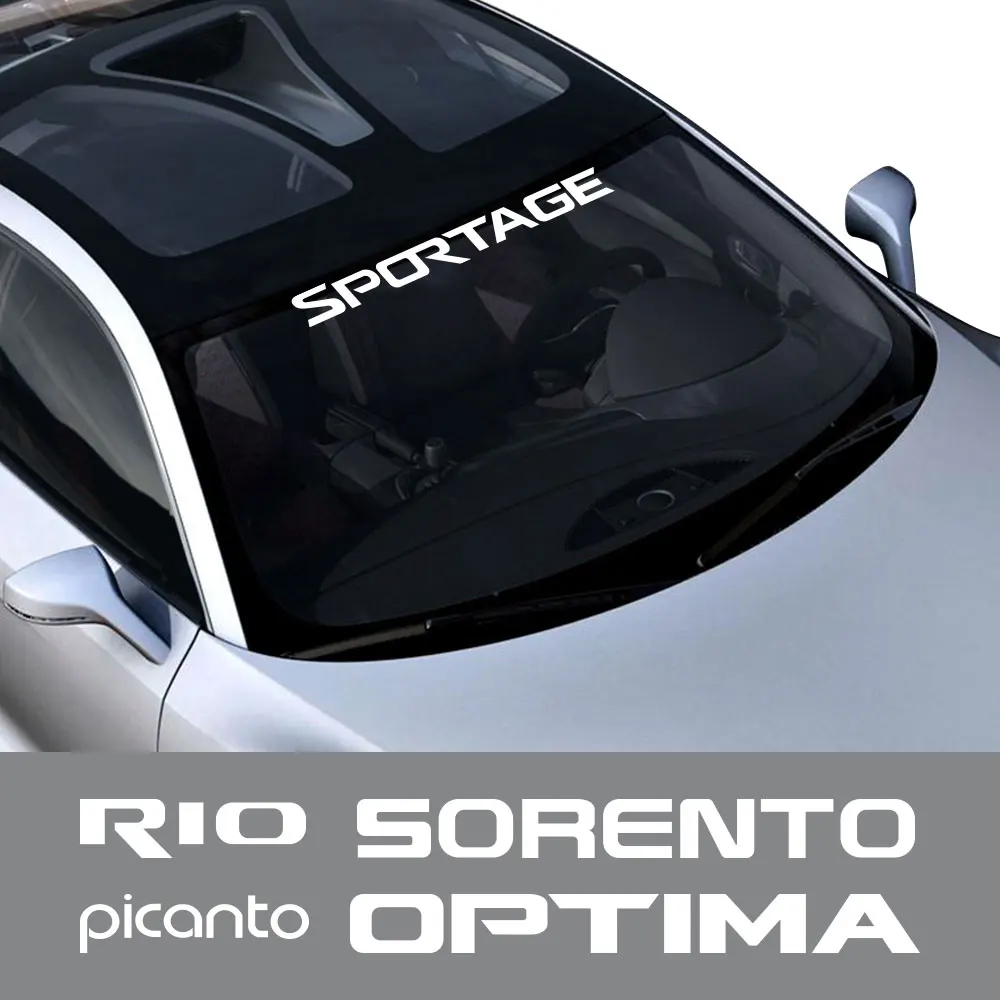 Автомобильная наклейка на переднее и заднее лобовое стекло для Kia Sportage Rio K9 Optima