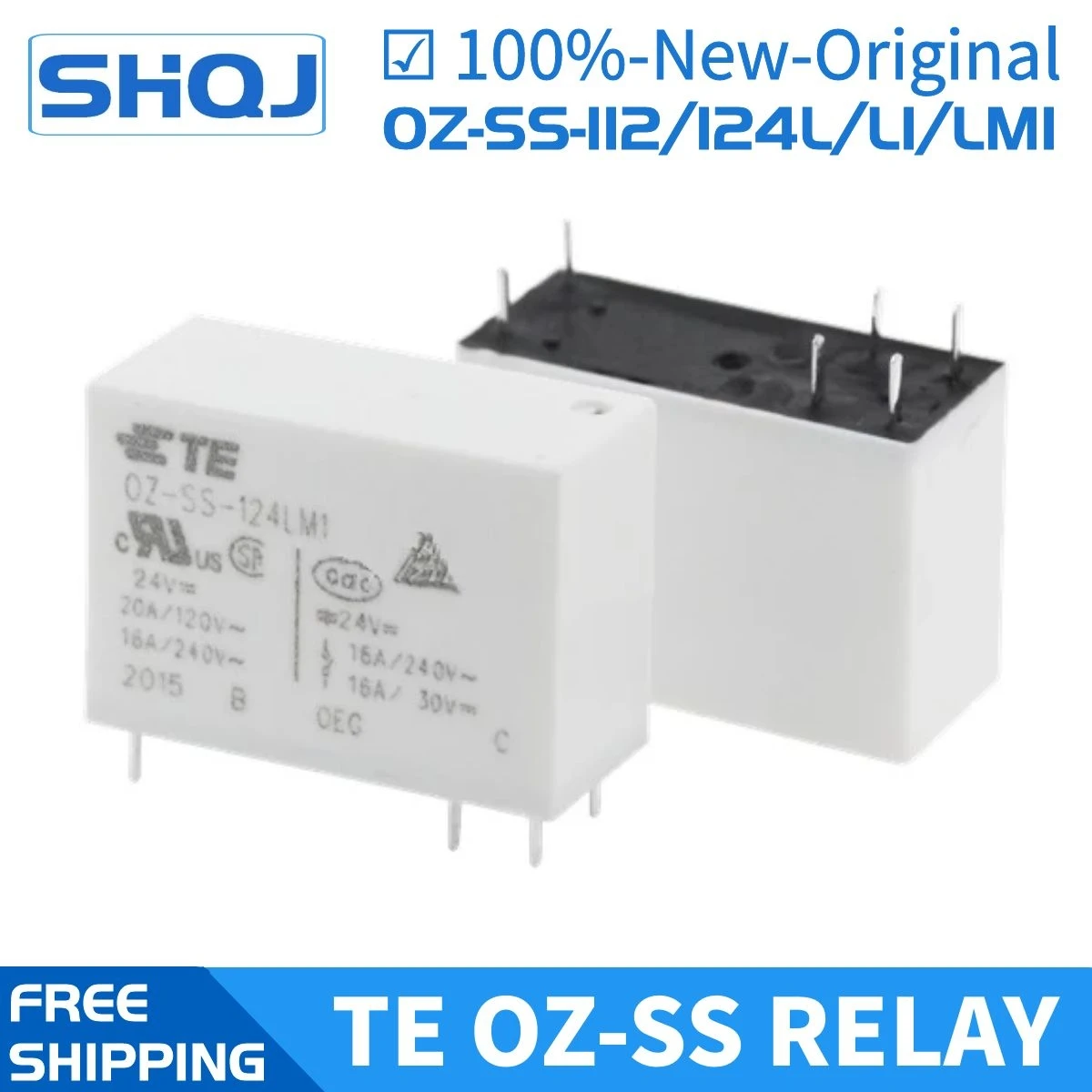 10PCS TE TYCO RELAY OZ-SS-124L 112L OZ-SS-124LM1 112LM1 OZ-SS-112L1 124L1 100%-new-original
10PCS TE TYCO RELAY OZ-SS-124L 112L OZ-SS-124LM1 112LM1 OZ-SS-112L1 124L1 100%-new-original