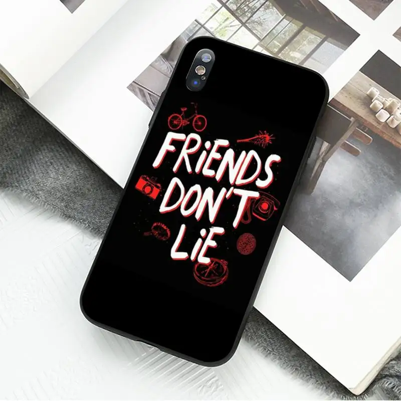 Stranger Things Friends Don't Lie For Black Soft Shell Phone Case For iPhone 8 7 6 6S Plus 5 5S SE 2020 11 11pro max XR X XS MAX
Stranger Things Friends Don't Lie For Black Soft Shell Phone Case For iPhone 8 7 6 6S Plus 5 5S SE 2020 11 11pro max XR X XS MAX