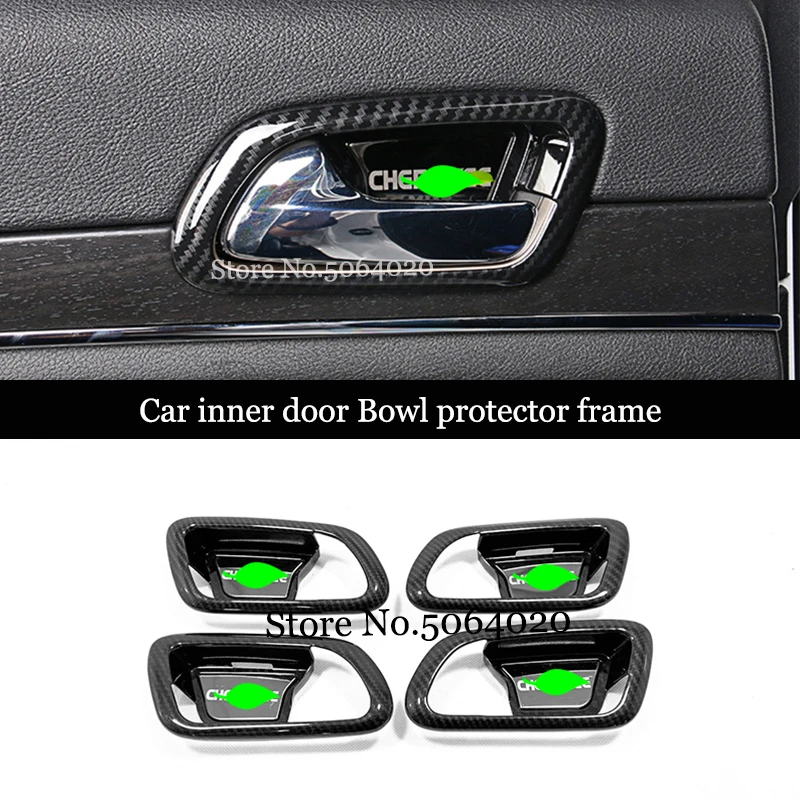 ABS Chrome/Carbon fiber Car Door Inner Handle Bowl Frame Cover Trim Car Styling For Jeep Grand Cherokee 2014-2018 Accessories
ABS Chrome/Carbon fiber Car Door Inner Handle Bowl Frame Cover Trim Car Styling For Jeep Grand Cherokee 2014-2018 Accessories
