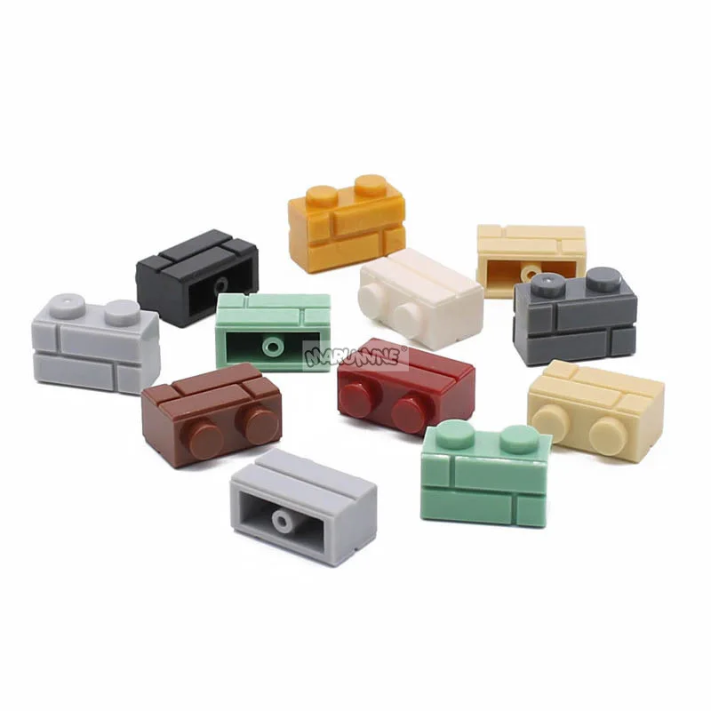 DIY Building Blocks Wall Figures Bricks 1x2 Dots 100PCS Educational Creative Toys for Children Size Compatible With 98283 Part
DIY Building Blocks Wall Figures Bricks 1x2 Dots 100PCS Educational Creative Toys for Children Size Compatible With 98283 Part