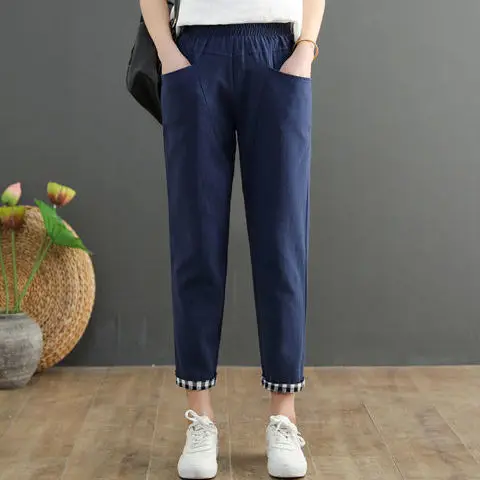 Women's Pants Autumn and Winter New Warm Cotton and Linen Cotton Pants Women's Outer Wear Thick and Loose Harem Pants
Women's Pants Autumn and Winter New Warm Cotton and Linen Cotton Pants Women's Outer Wear Thick and Loose Harem Pants