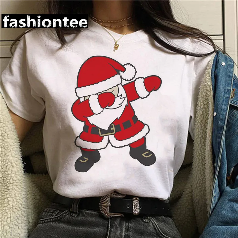 Harajuku Santa Claus Print Short Sleeve Shirt Women Fashion Merry Christmas Tshirts Unisex Suitable All Seasons White Tops 
Harajuku Santa Claus Print Short Sleeve Shirt Women Fashion Merry Christmas Tshirts Unisex Suitable All Seasons White Tops