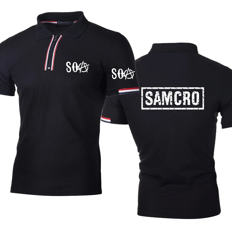 2021NEW Men's tops SOA Sons of anarchy the child SAMCRO Printing Summer casual trend high quality Cotton casual Men's polo
2021NEW Men's tops SOA Sons of anarchy the child SAMCRO Printing Summer casual trend high quality Cotton casual Men's polo