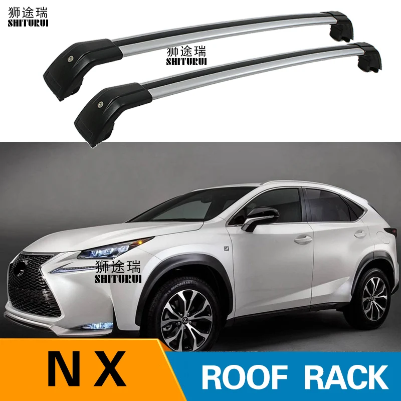2 шт. панели для крыши LEXUS NX Series NX200T 5 dr SUV 2015 + 2017 2018 боковые полосы из алюминиевого