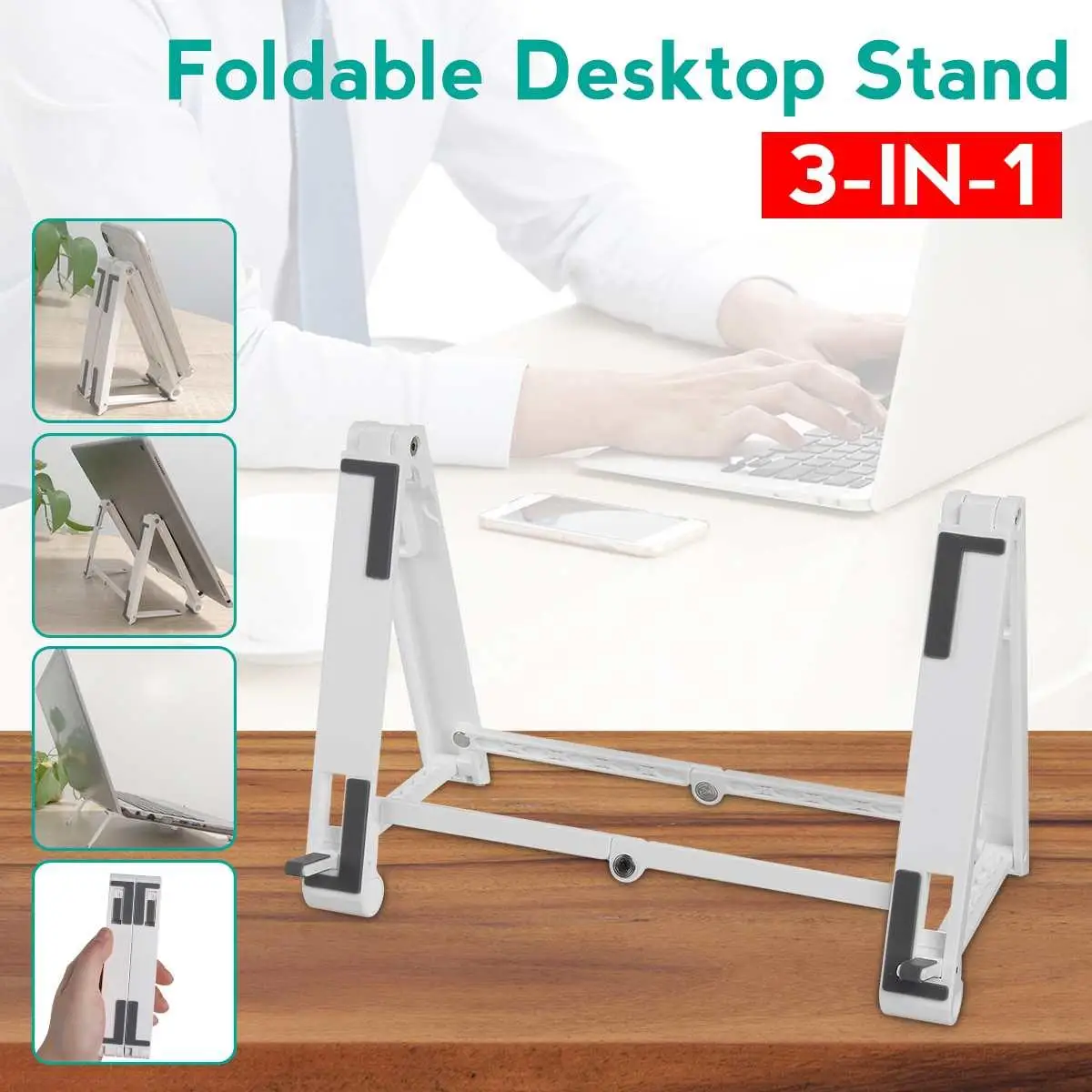 3-in-1 Multifunction Foldable Laptop Stand Desktop Mobile Phone Tablet Stand Adjustable Computer Cooling Bracket Holder
3-in-1 Multifunction Foldable Laptop Stand Desktop Mobile Phone Tablet Stand Adjustable Computer Cooling Bracket Holder
