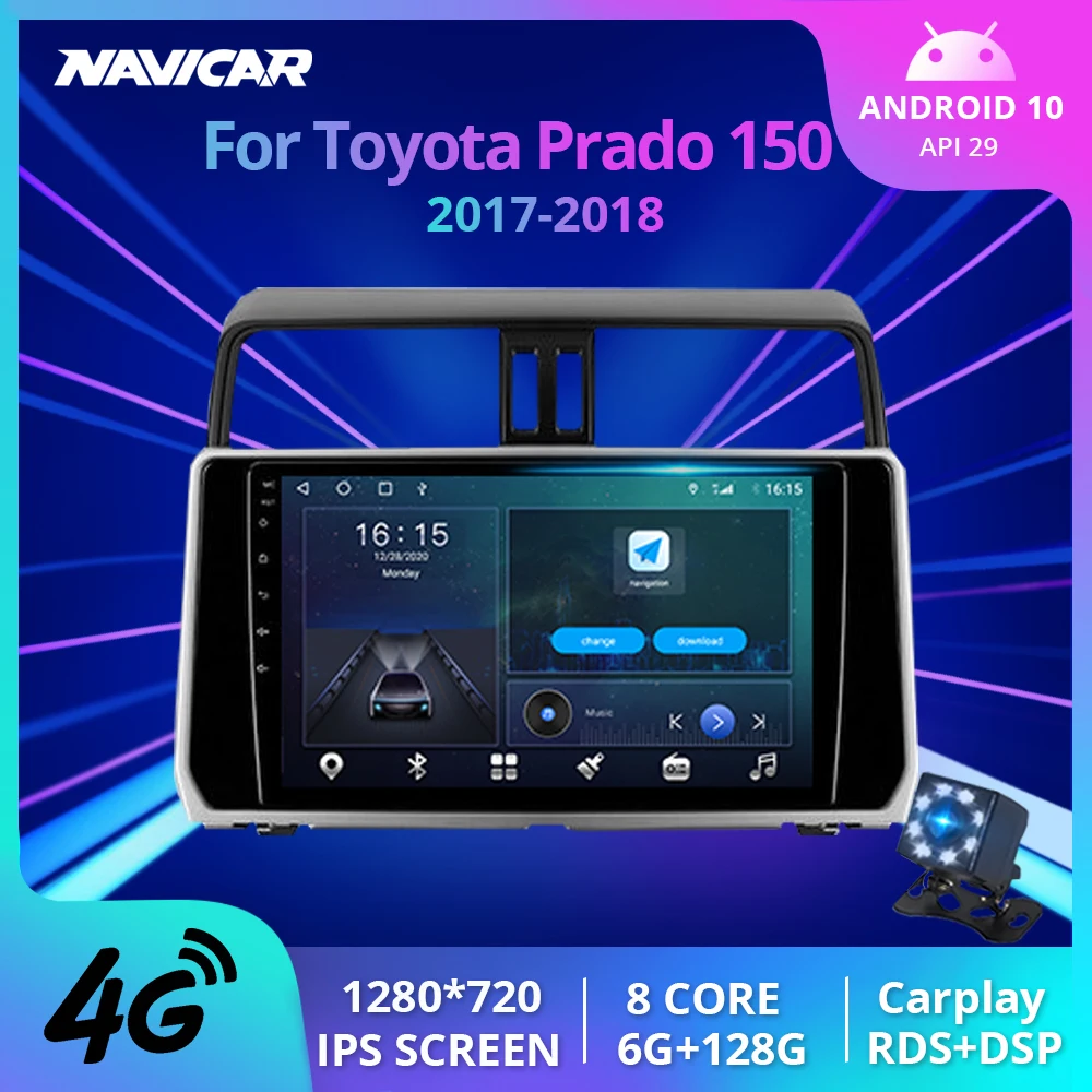 Автомагнитола NAVICAR, 2DIN, Android 10, для Toyota Land Cruiser Prado 150 2017-2018, GPS-навигация, стереоприемник, автомагнитола, Автомобильное видео
Автомагнитола NAVICAR, 2DIN, Android 10, для Toyota Land Cruiser Prado 150 2017-2018, GPS-навигация, стереоприемник, автомагнитола, Автомобильное видео