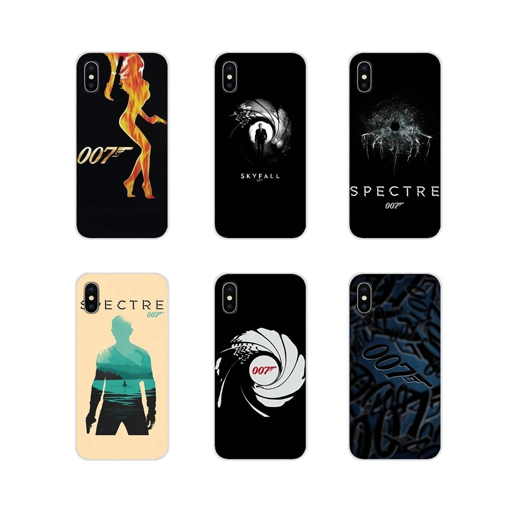 Аксессуары чехлы для телефонов с логотипом James Bond 007 Motorola Moto X4 E4 E5 G5 G5S G6 Z Z2 Z3 G G2 G3 C