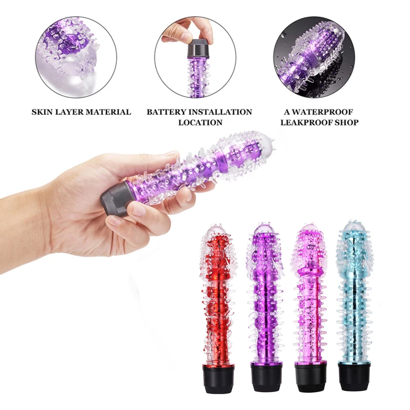 

HoozGee Jelly Dildo Multispeed Vibrator for Women Vagina Clitoris Massager Magic Wand Erotic Sex Toys for Adults Intimate Goods