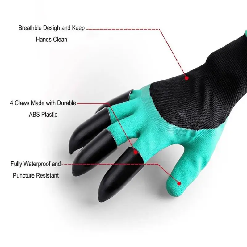Garden Gloves With Claws ABS Plastic Garden Rubber Gloves Gardening Digging Planting Durable Waterproof Work Glove Outdoor
Garden Gloves With Claws ABS Plastic Garden Rubber Gloves Gardening Digging Planting Durable Waterproof Work Glove Outdoor