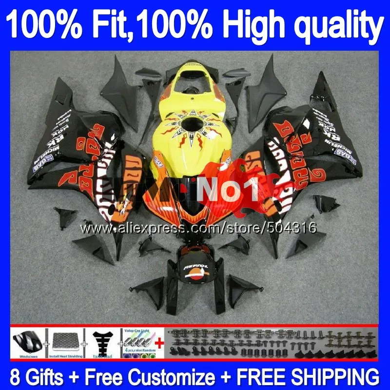 Injection For HONDA CBR600RR CBR 600 RR CC 600RR 600CC 44MC.19 CBR600 RR 2009 2010 2011 2012 F5 09 10 11 12 Top orange Fairing
Injection For HONDA CBR600RR CBR 600 RR CC 600RR 600CC 44MC.19 CBR600 RR 2009 2010 2011 2012 F5 09 10 11 12 Top orange Fairing