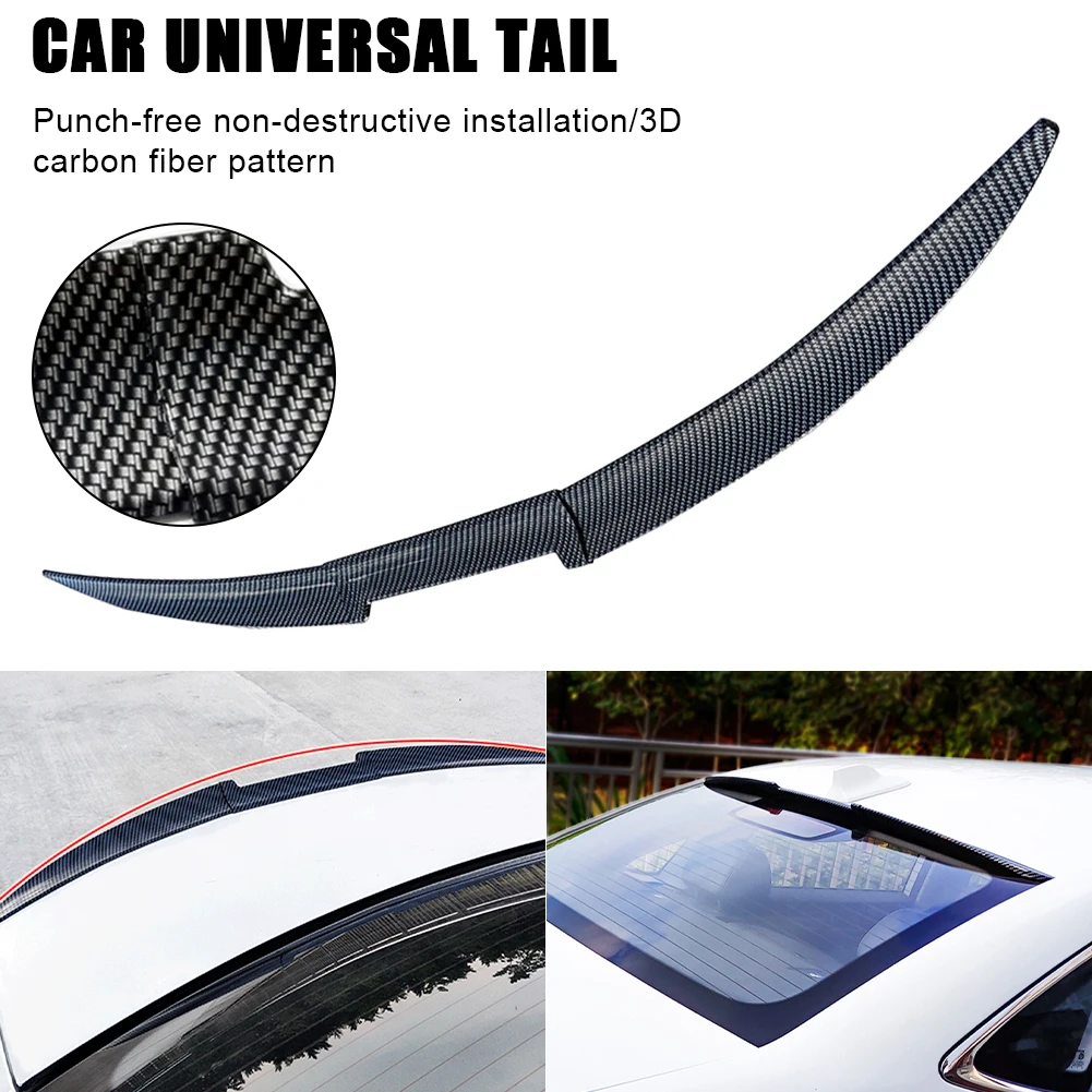 Universal Car Trunk Spoiler Wing Adhesive Tail Spoiler Lip Carbon Fiber Leather Anti-Aging Car Styling Decoration Car Accessorie
Universal Car Trunk Spoiler Wing Adhesive Tail Spoiler Lip Carbon Fiber Leather Anti-Aging Car Styling Decoration Car Accessorie